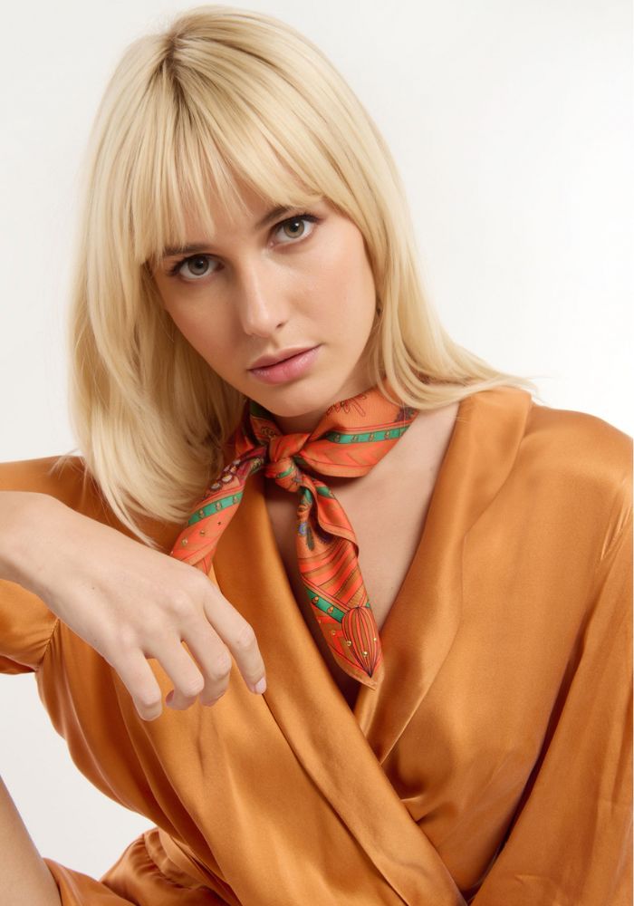 Foulard Magic Terracotta Petit Modèle- Wild by Amenapih