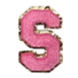 Columbia Pale Pink Letter Sticker