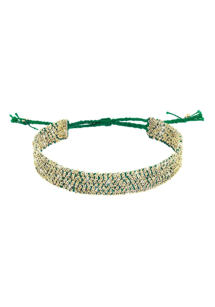 Bracelet N°828 Gold Green - Marie Laure Chamorel