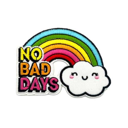 No Bad Days iron-on sticker