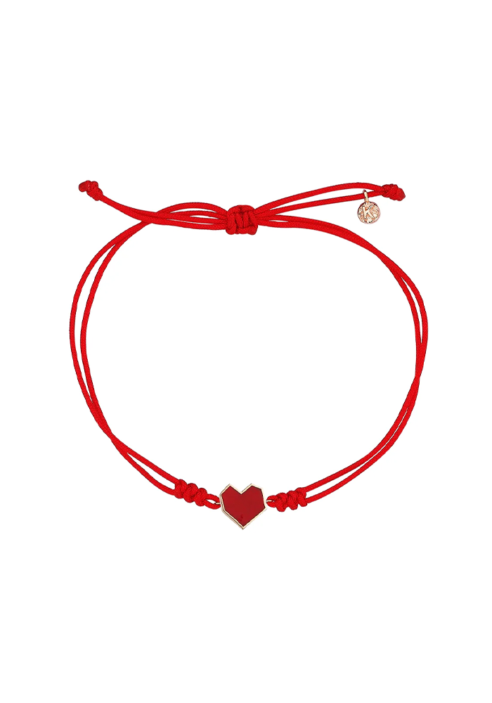 Bracelet Cherish Cordon Rouge - Kismet By Milka