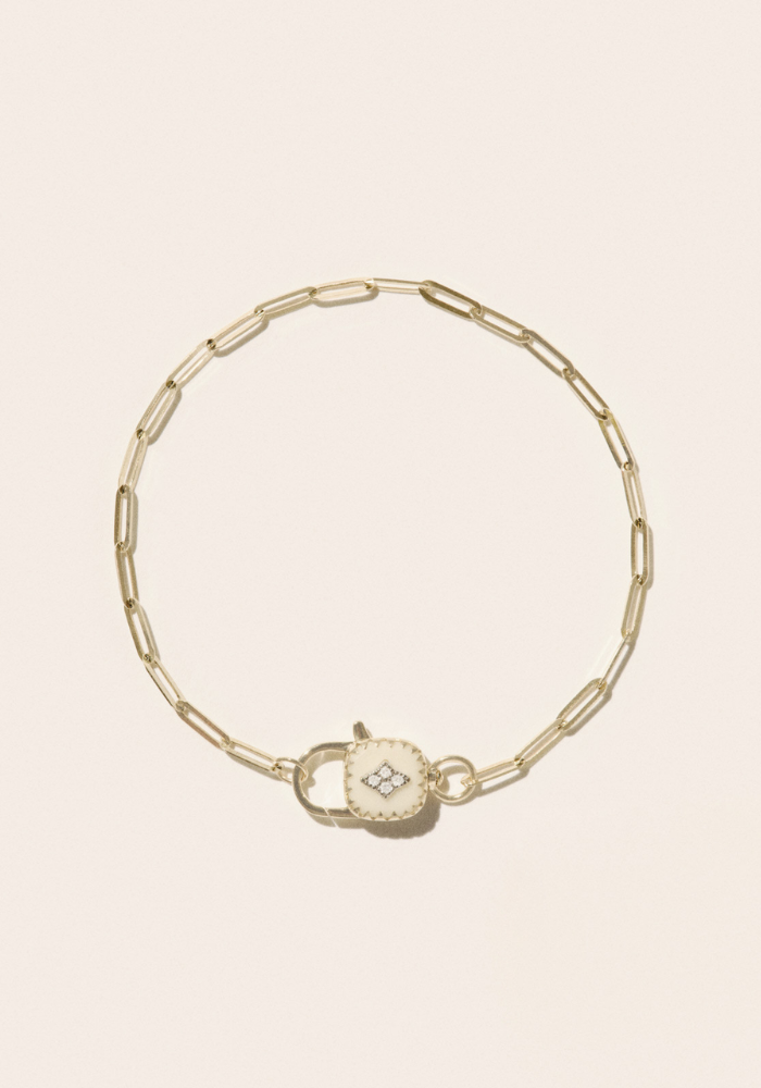Bracelet Ginger Blanc - Pascale Monvoisin