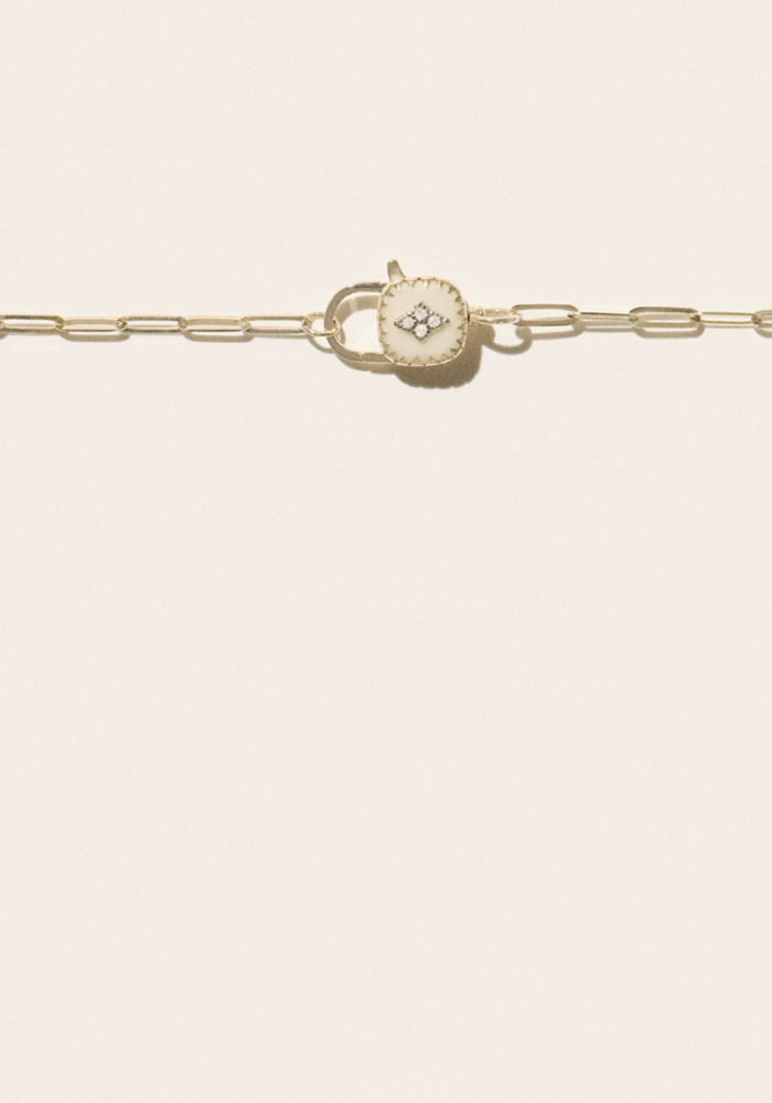 Collier Ginger Blanc - Pascale Monvoisin