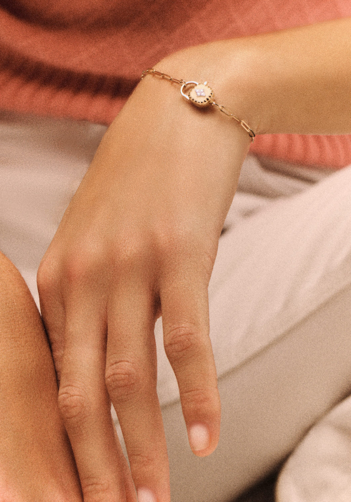 Bracelet Ginger Blanc - Pascale Monvoisin