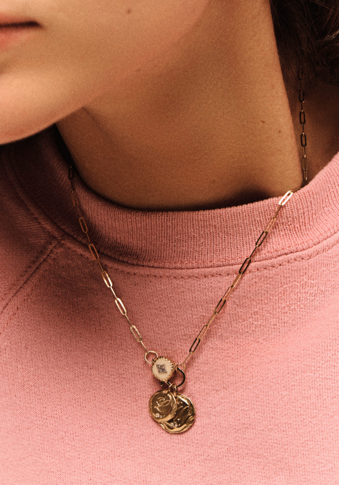 Collier Ginger Blanc - Pascale Monvoisin
