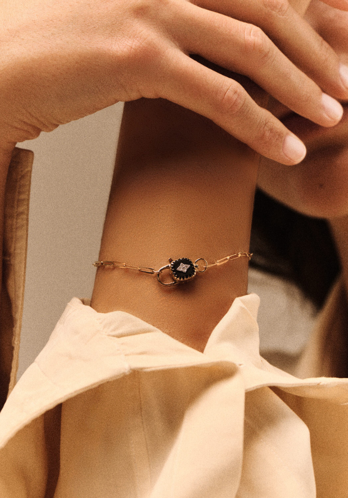 Bracelet Ginger Noir - Pascale Monvoisin