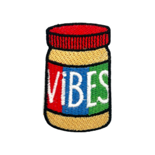 Peanut Butter Vibes Iron-on Patch