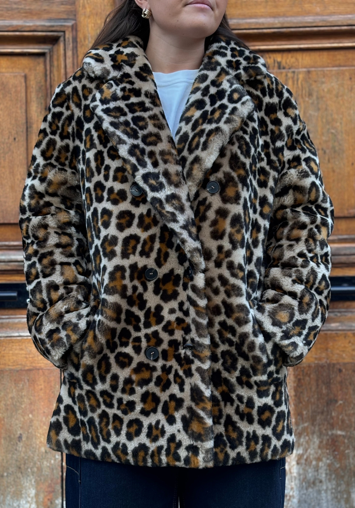 Manteau Ninette Léopard - Oud Paris