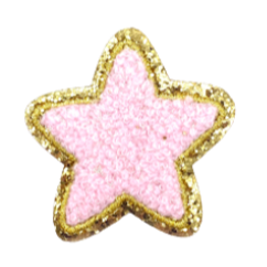 Columbia Star iron-on patch