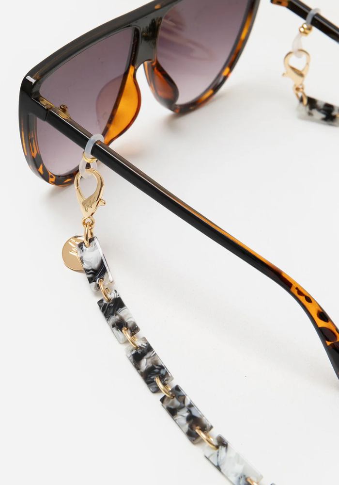Chaîne De Lunettes Nahara Noir - La Coque Française
