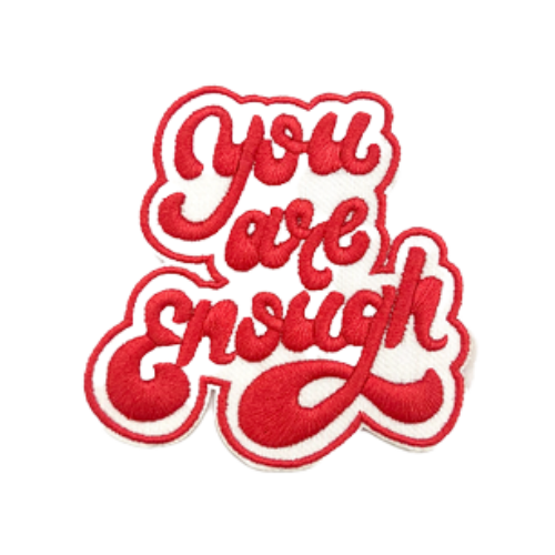 You Are Enough iron-on sticker