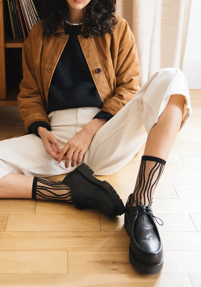 Chaussettes Transparentes Superkilen - Atelier Saint Eustache