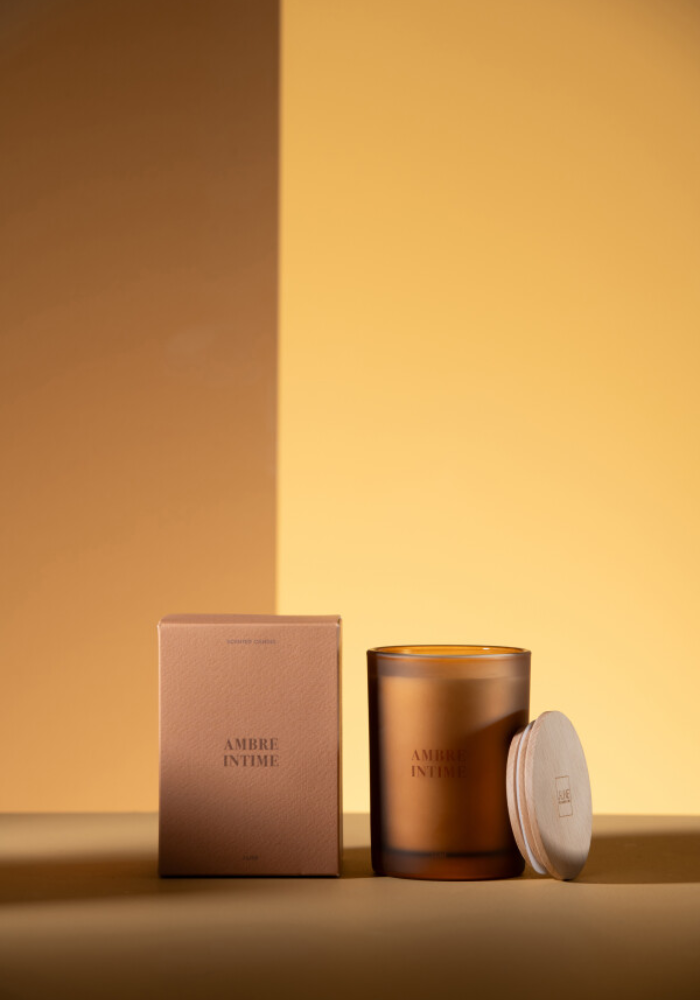 Bougie 38h Ambre Intime - Sélectionné par Blush