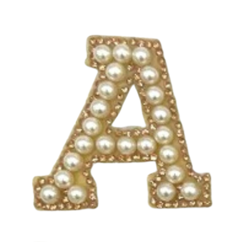 Columbia Patch Letter Beads