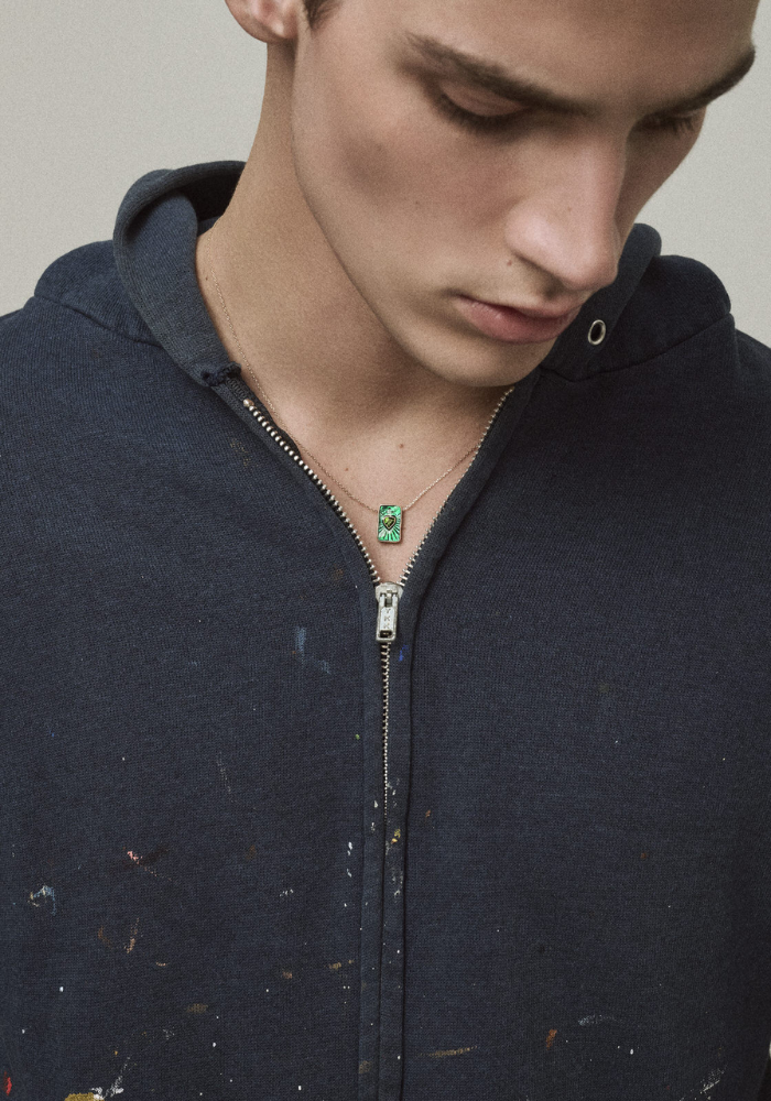 Collier Deva Diopside - Pascale Monvoisin