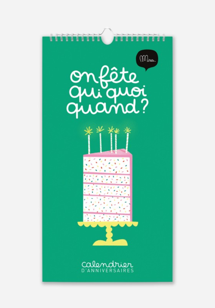 Calendrier On Fête Qui Quoi Quand Vert -  Minus