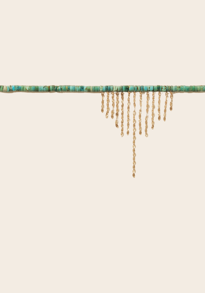 Collier Taylor N°3 Turquoise - Pascale Monvoisin