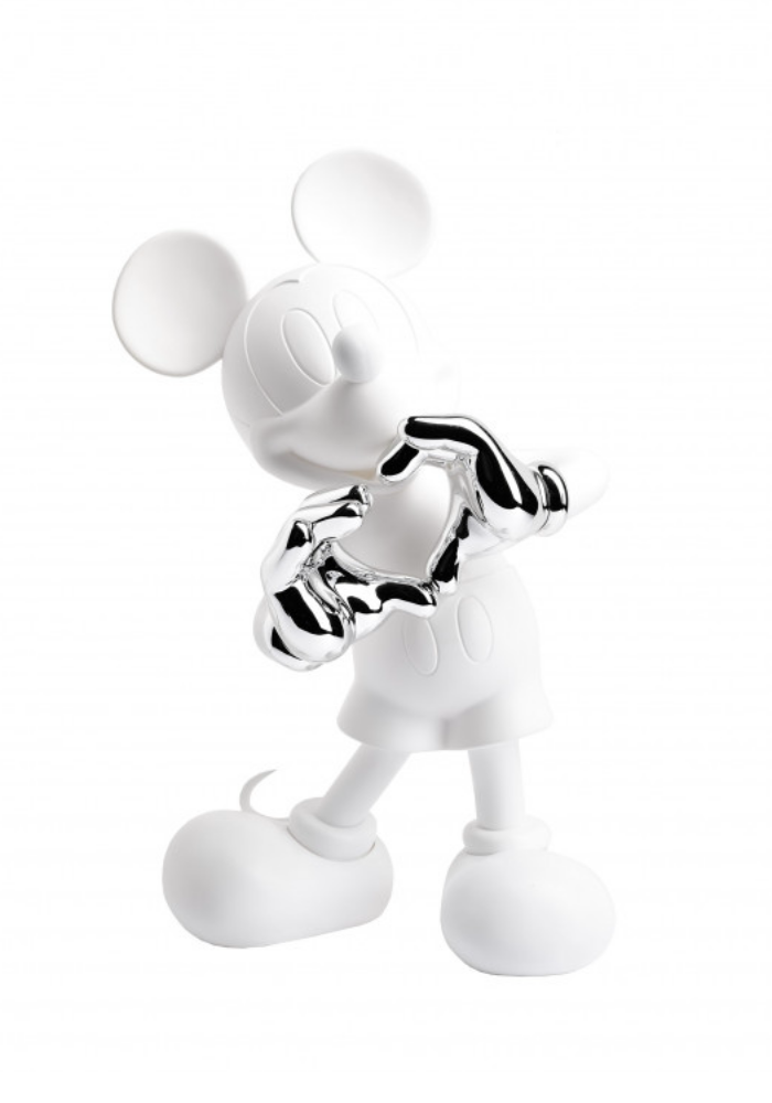 Mickey With Love Blanc Et Argent Par Kelly Hoppen