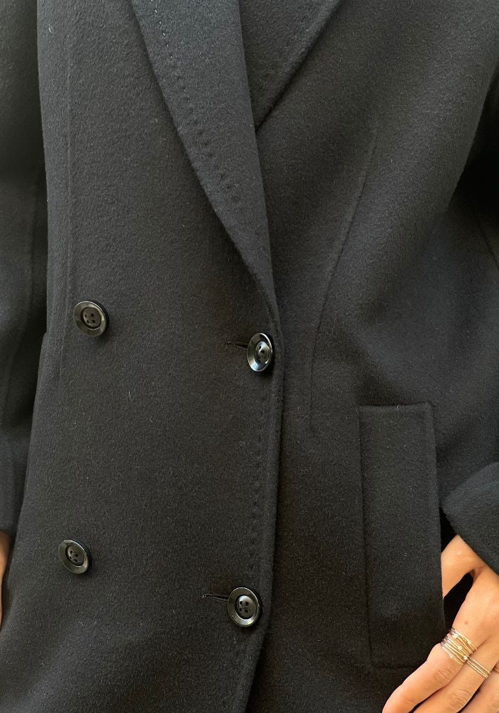 Manteau Lucky Noir - Oud Paris