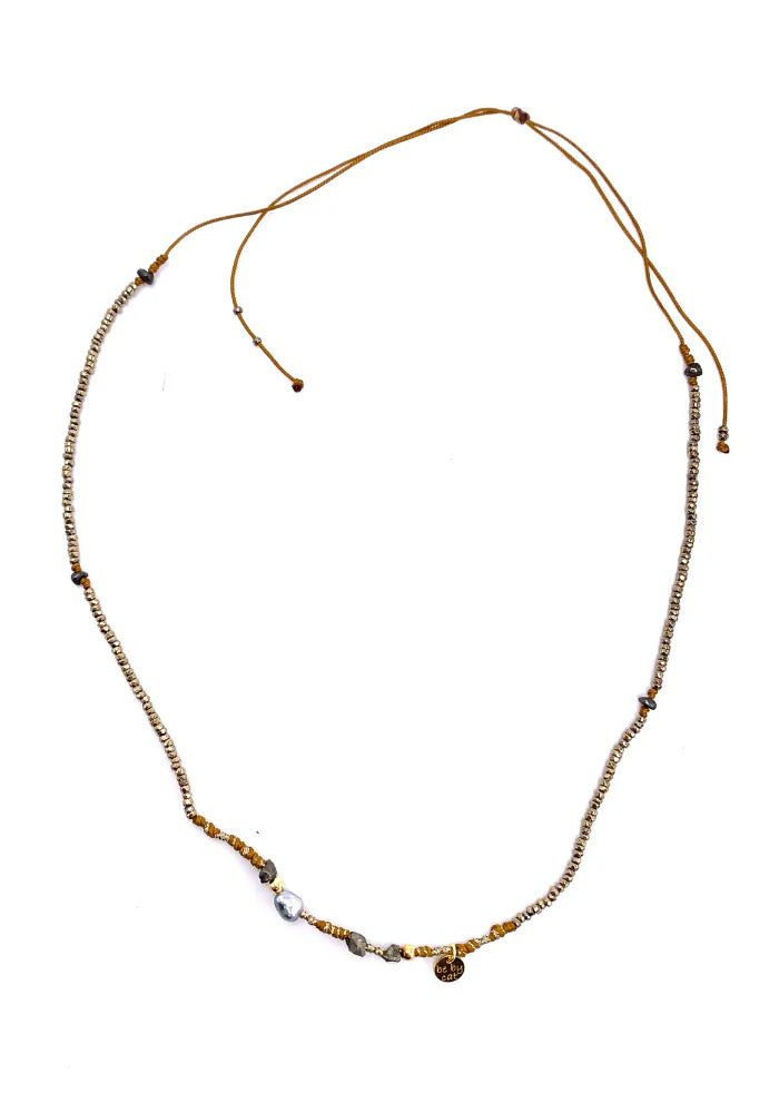 Collier Hématite Et Pyrites - Be By Cat