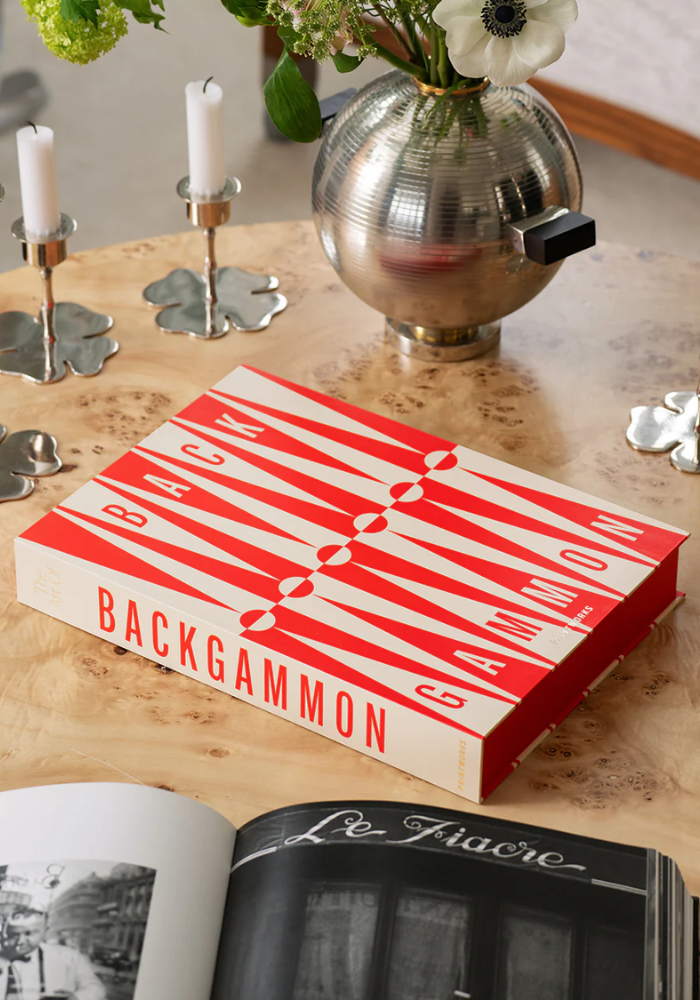 Jeu The Art Of Backgammon Rouge Et Beige - Printworks