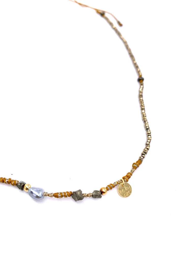 Collier Hématite Et Pyrites - Be By Cat