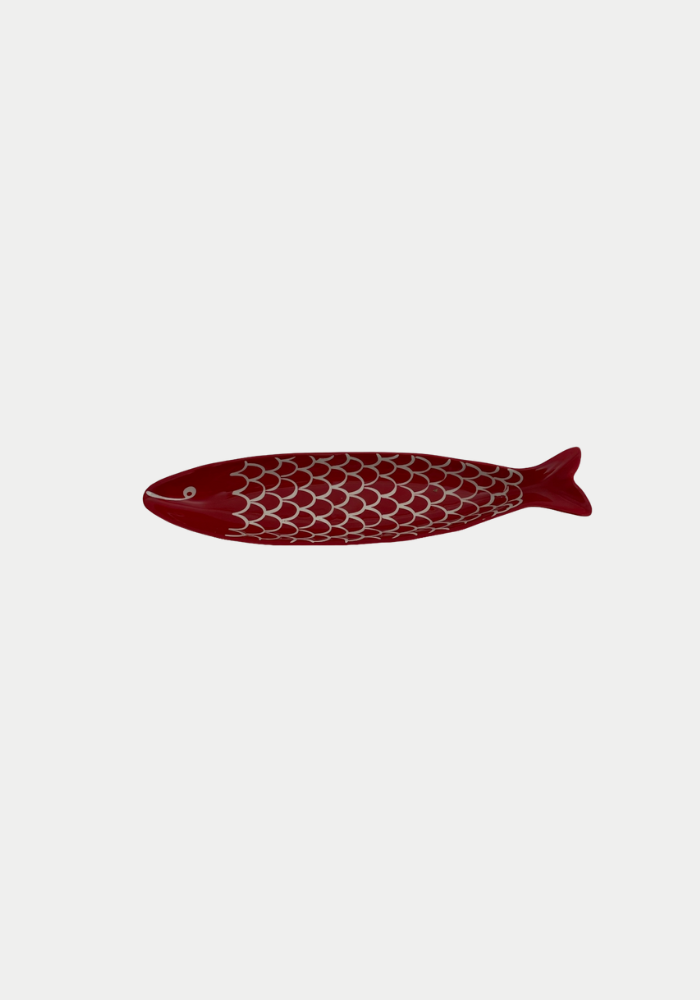 vide-poche-poisson-long-rouge