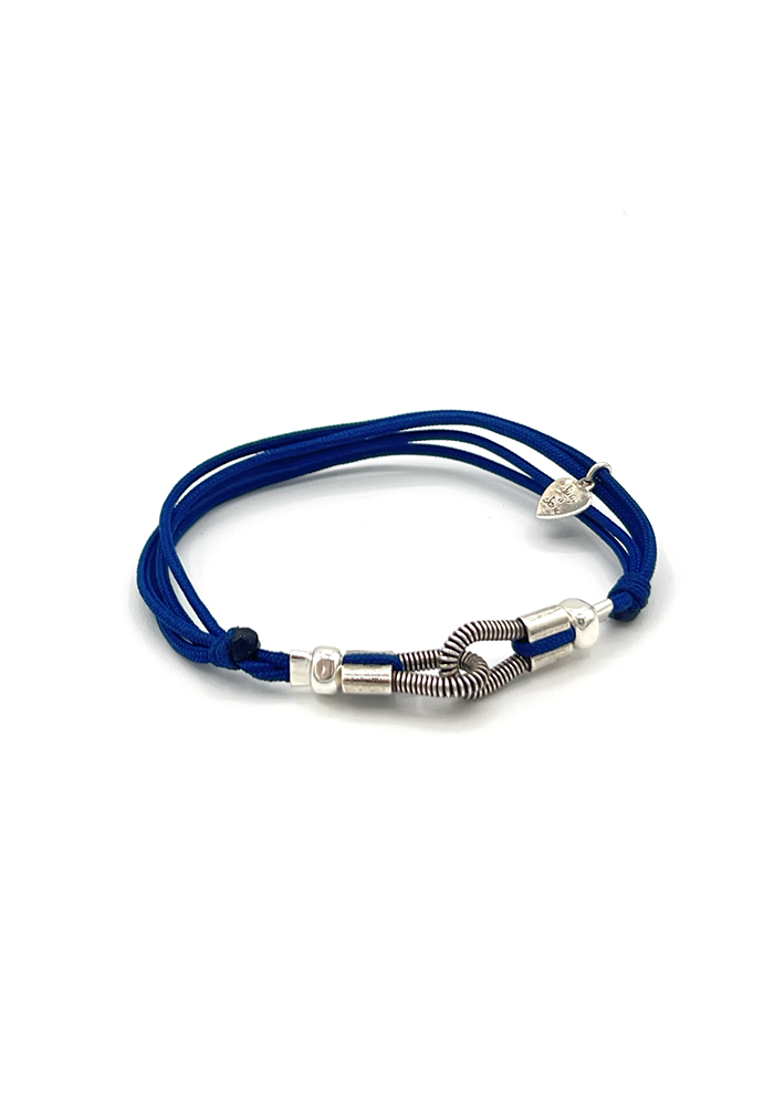Bracelet Cordon Navy Coulissant You And Me - Sing A Song