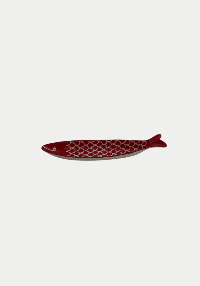 vide-poche-poisson-long-rouge