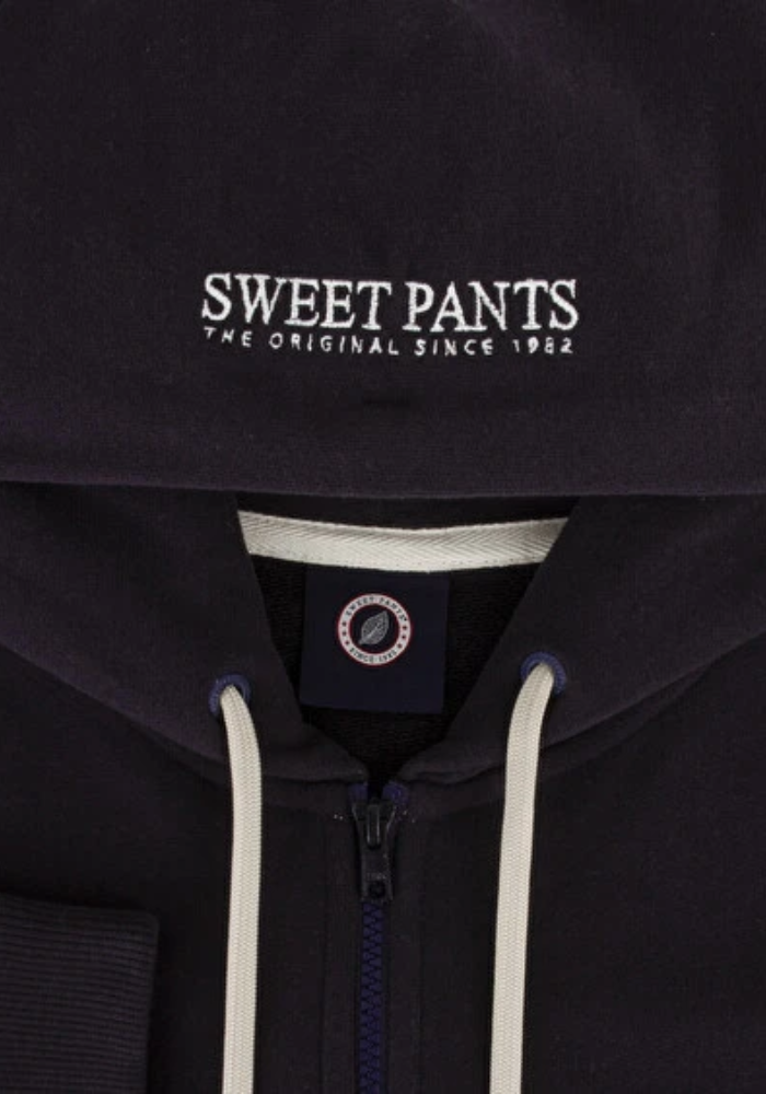 Gilet Iconic Zip Up Navy - Sweet Pants