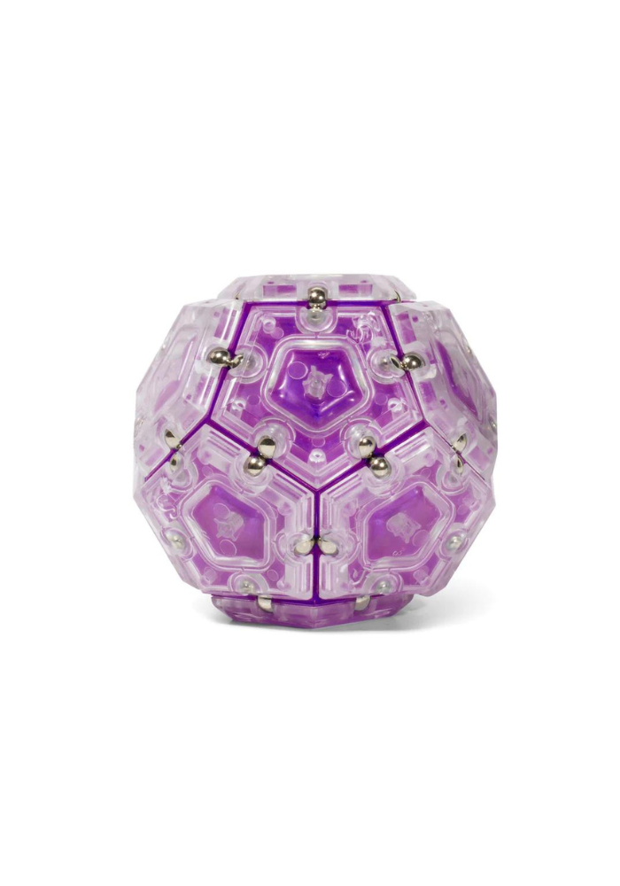 Jeu Magnétique Sphère De Géode Violet - Blush Sélection Jeux