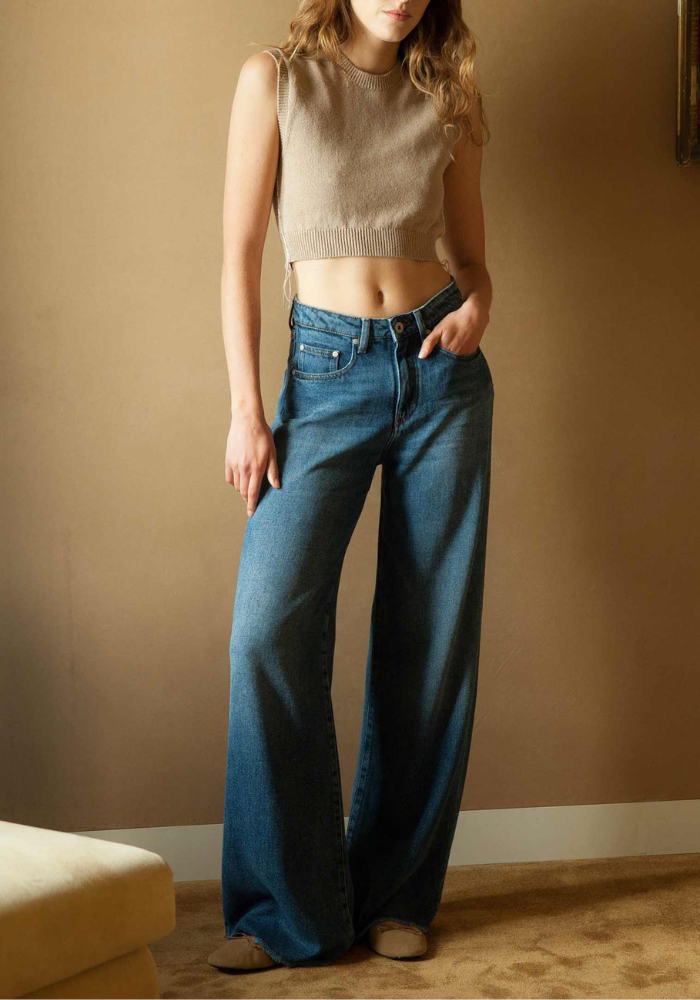 Jean Jude Tencel Denim Worn Vintage - Denim Studio Paris