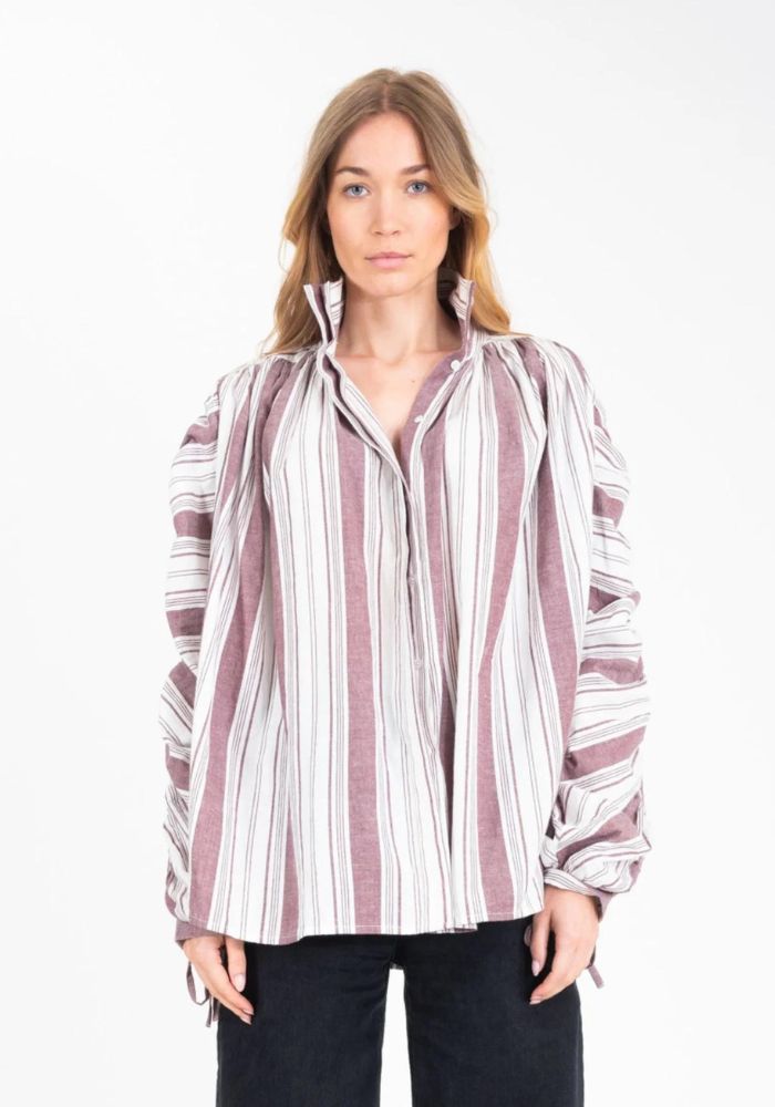 Chemise Josh Oversized Bordeaux- V de Vinster