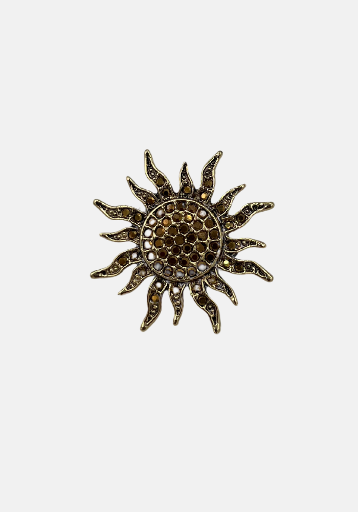 Broche Soleil - Blush Sélection Bijoux