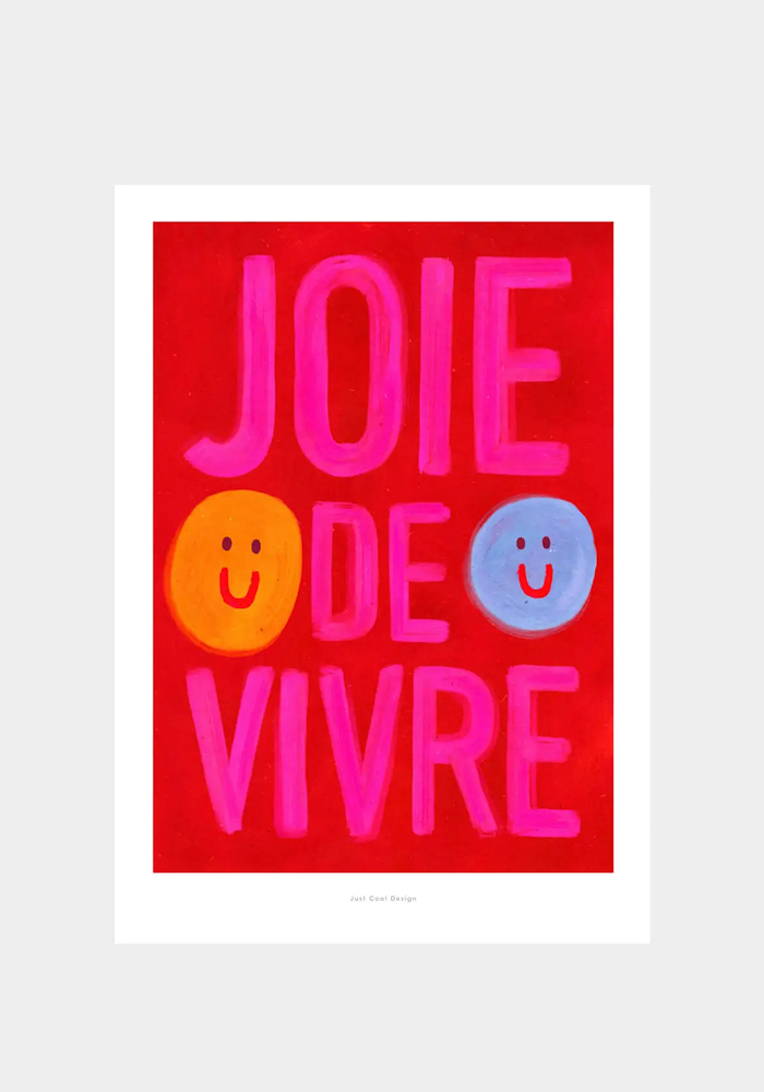 Carte A4 Joie De Vivre - Blush Sélection Papeterie