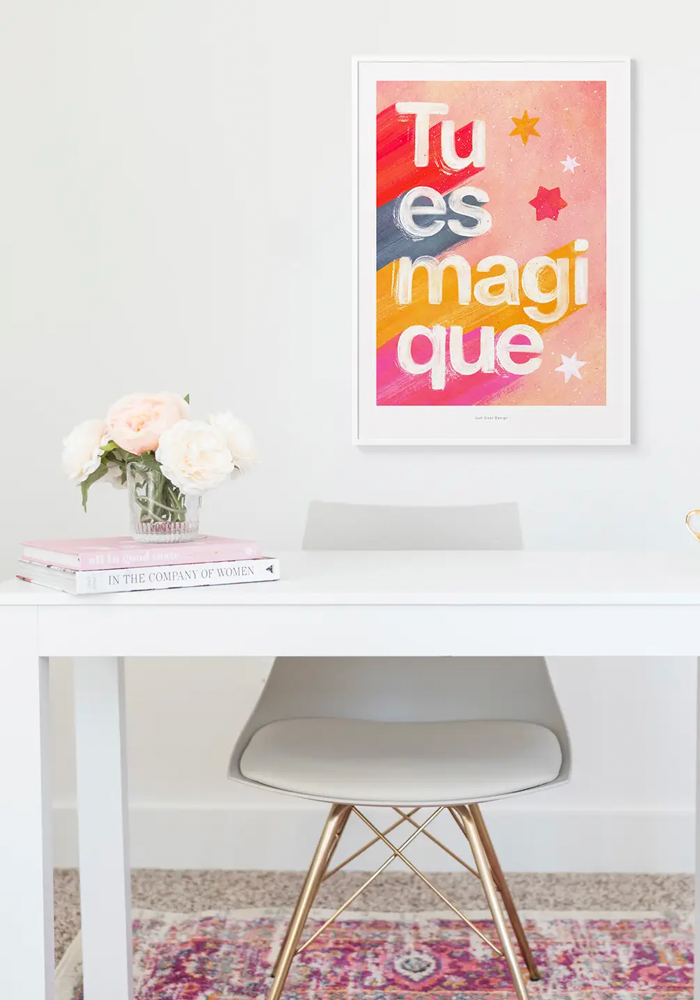 Carte A4 Tu Es Magique - Blush Sélection Papeterie