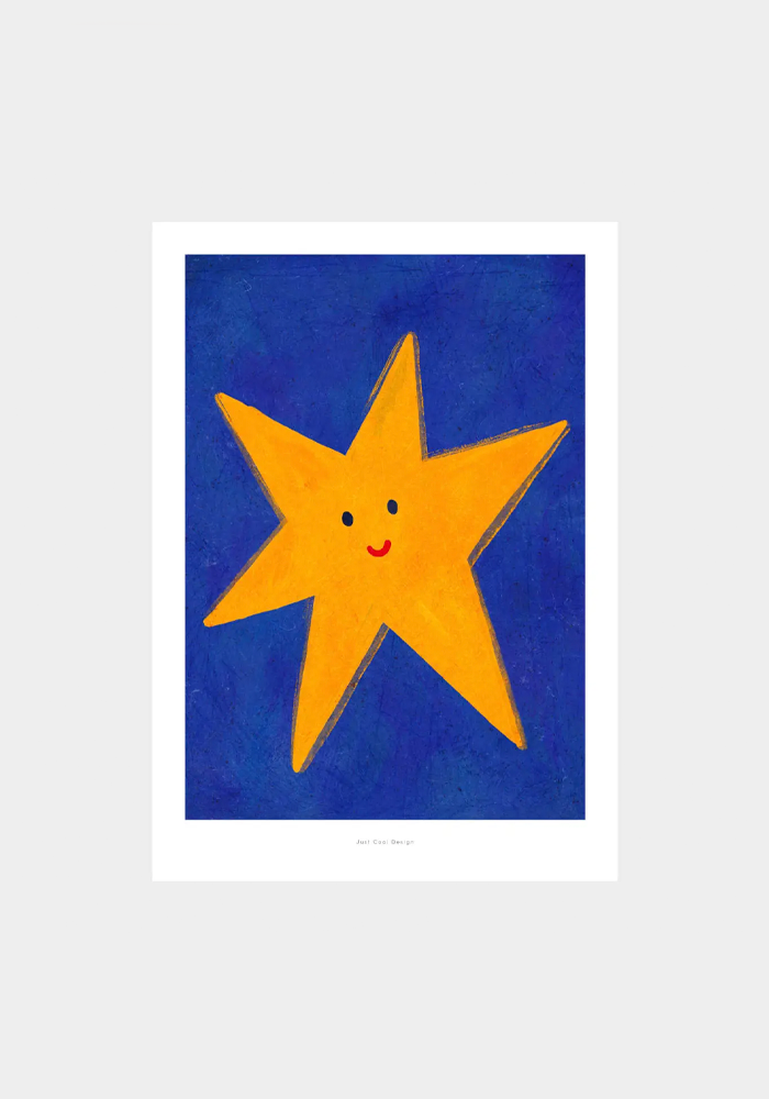 Carte A5 Yellow Star - Blush Sélection Papeterie