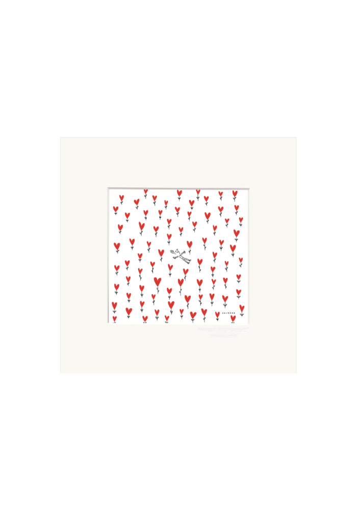 Affiche Champs De Coeur Soledad 22x22