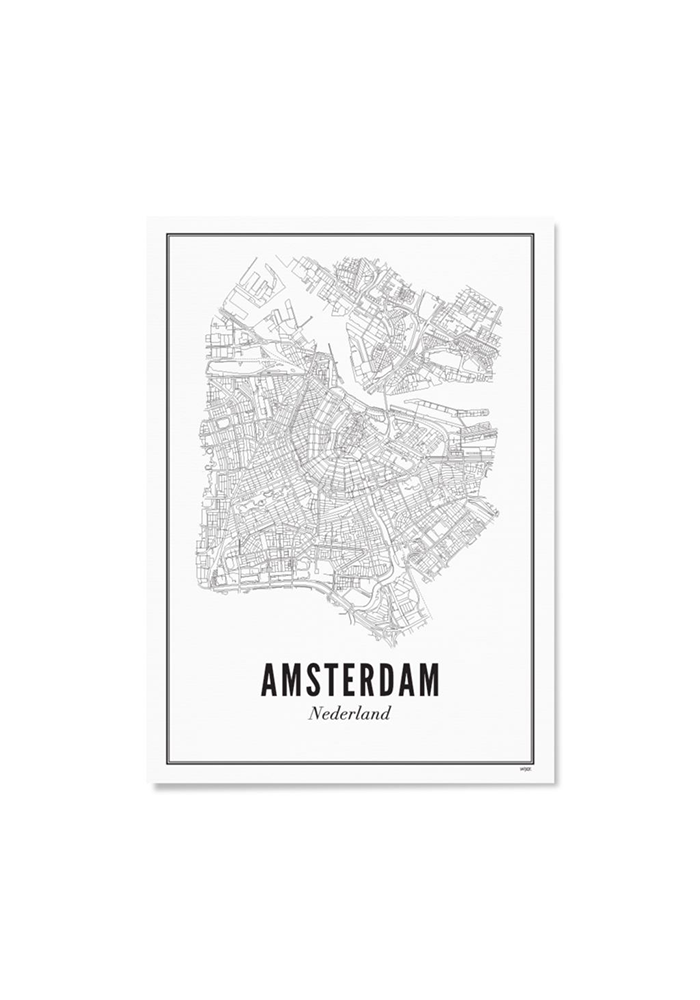 Affiche Ville Amsterdam - Wijck