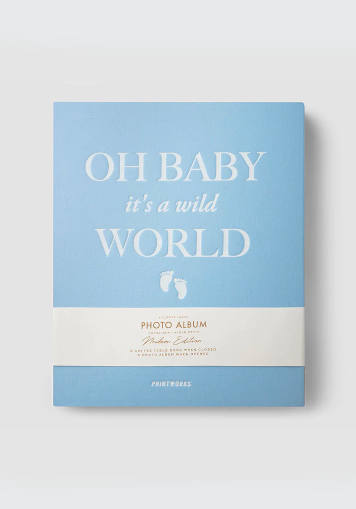 Album Photo Oh Baby Its A Wild World Bleu - Printworks
