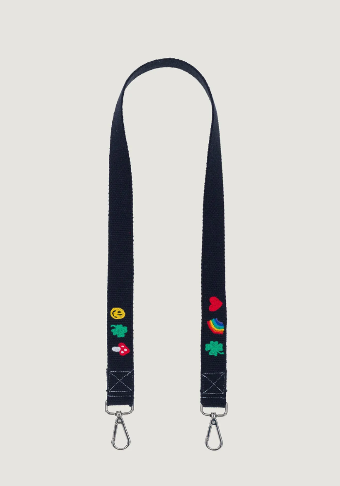 Anse De Sac Brodée Emojis Noir - Call It By Your Name