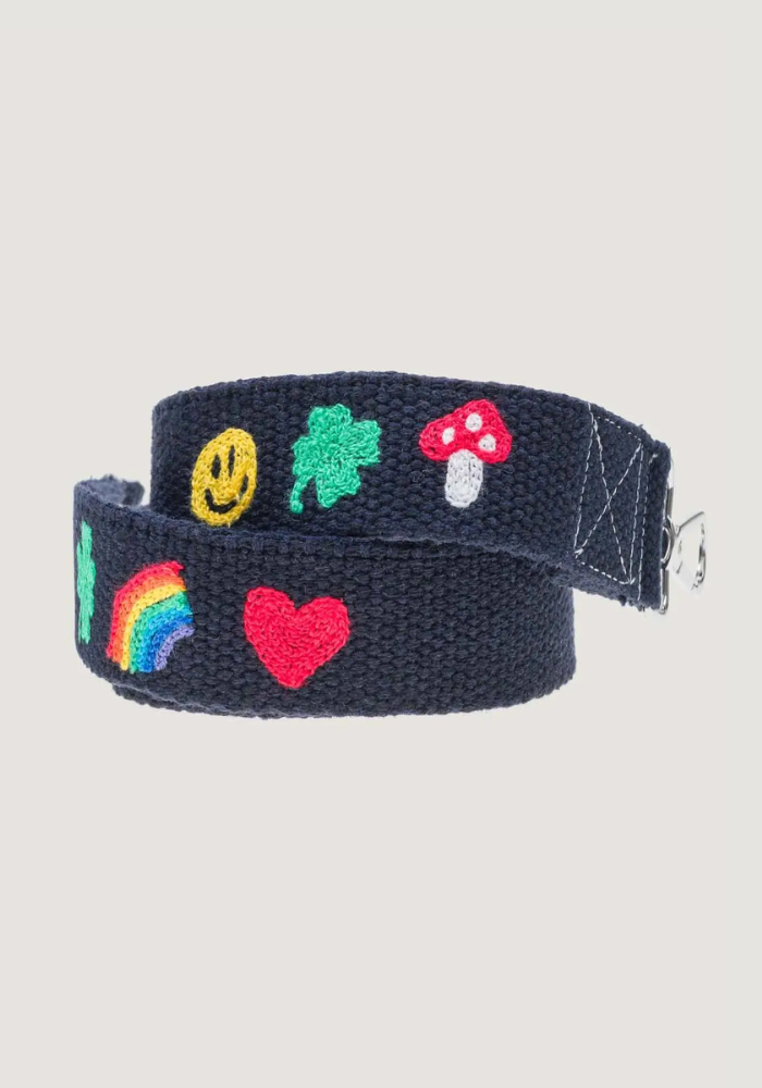 Anse De Sac Brodée Emojis Noir - Call It By Your Name