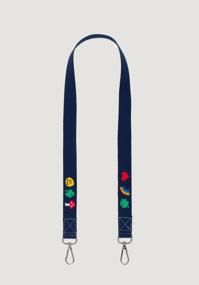 Anse De Sac Brodée Emojis Navy - Call It By Your Name