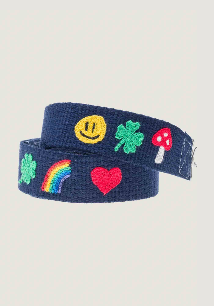 Anse De Sac Brodée Emojis Navy - Call It By Your Name