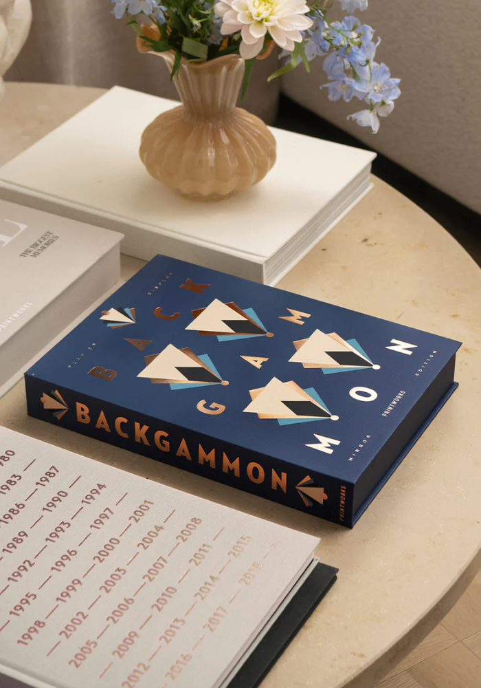 Art Of Backgammon Mirror Bleu - Printworks