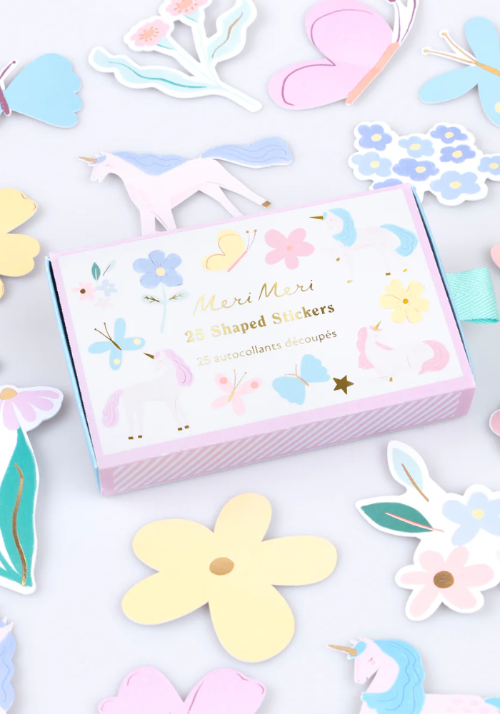 Assortiment De 25 Stickers Licorne - Meri Meri