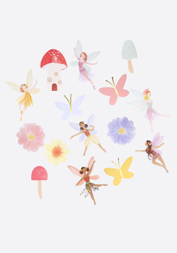 Assortiment de 25 Stickers Fées - Meri Meri