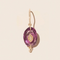 Pendiente Souad N°2 Violeta Amatista