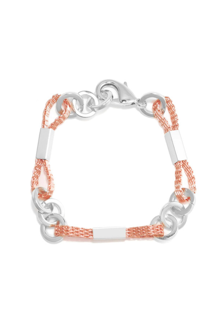 Bracelet élastique en perles vermeil plaqué or rose pierres turquoise -  Perle de Jade
