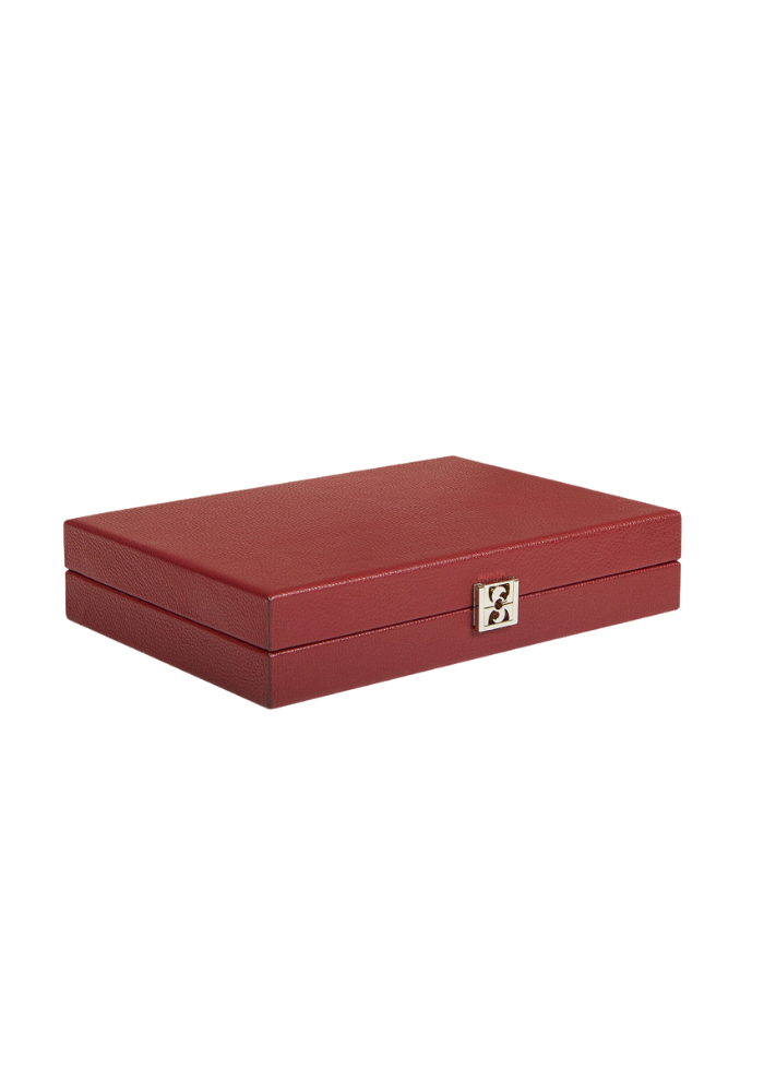 Backgammon Medium Bordeaux - Hector Saxe